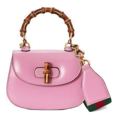 GUCCI BAMBOO 1947 MINI TOP HANDLE BAG  686864 （17*12*7.5cm)